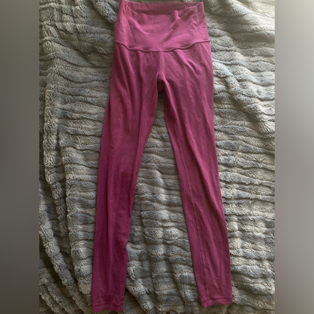 IVIVVA kids purple butter leggings.